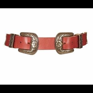 Top shop double buckle belt
